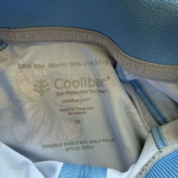 Coolibar Womens Blue Floral Top Skort Set M UPF 50+ Sun Protection NWT - Picture 10 of 16